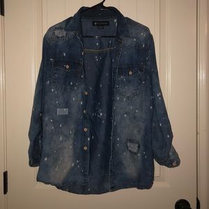 Roca Wear Denim Hutton down Distressed Detail